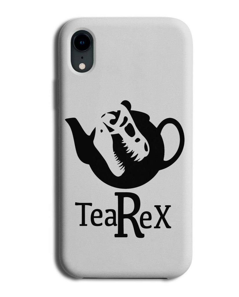 Funny Dinosaur T Rex Phone Case Cover Tea Teapot Dinosaurs Pot Face Head si40