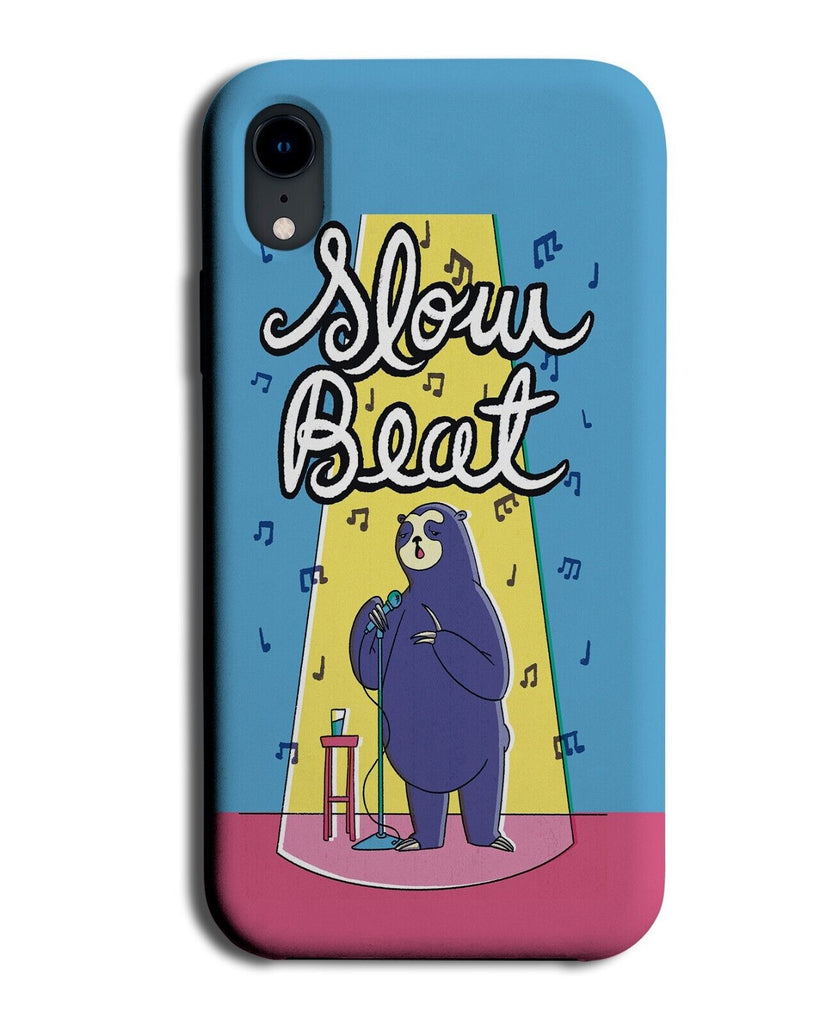 Funny Sloth Singing On Stage Phone Case Cover Sloths Karaoke SInger Perform P167