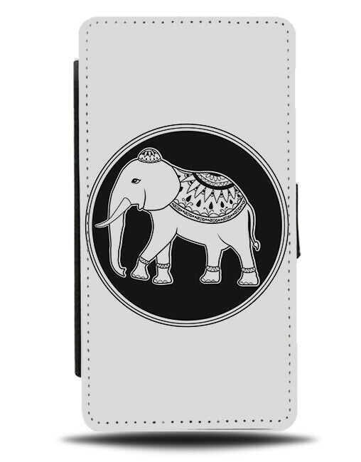 African Tribal Elephant Phone Cover Case Pattern Design Elephant Silhouette J317