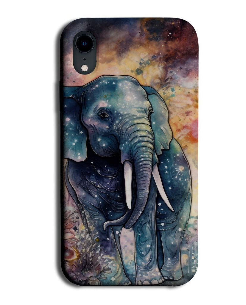 Magical Elephant Painting Phone Case Cover Elephants Stars Watercolor Afric BE41