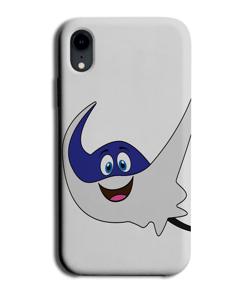 Cartoon Manta Ray Phone Case Cover Smiling Smiley Stingray Sting Manta-ray BQ10