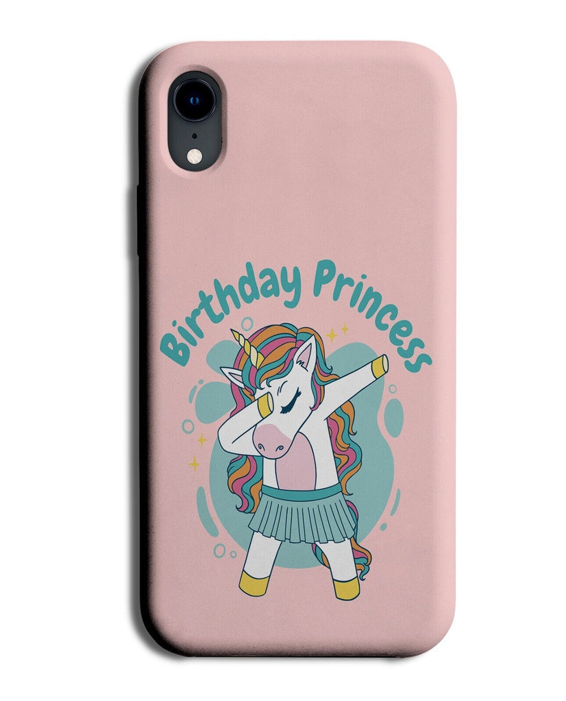 Birthday Princess Unicorn Phone Case Cover Happy Birthdays Girls Womens P020