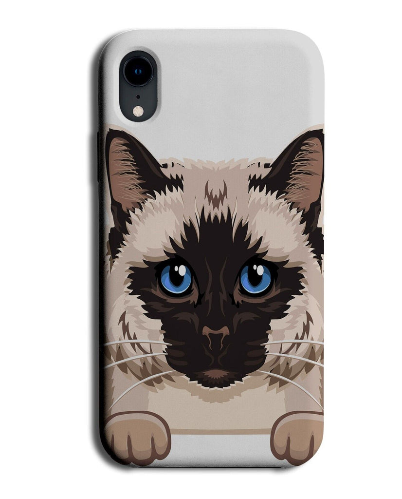 White Birman Phone Case Cover Birman's Cats Blonde Blue Eyed Eyes Cat Kity Q539B
