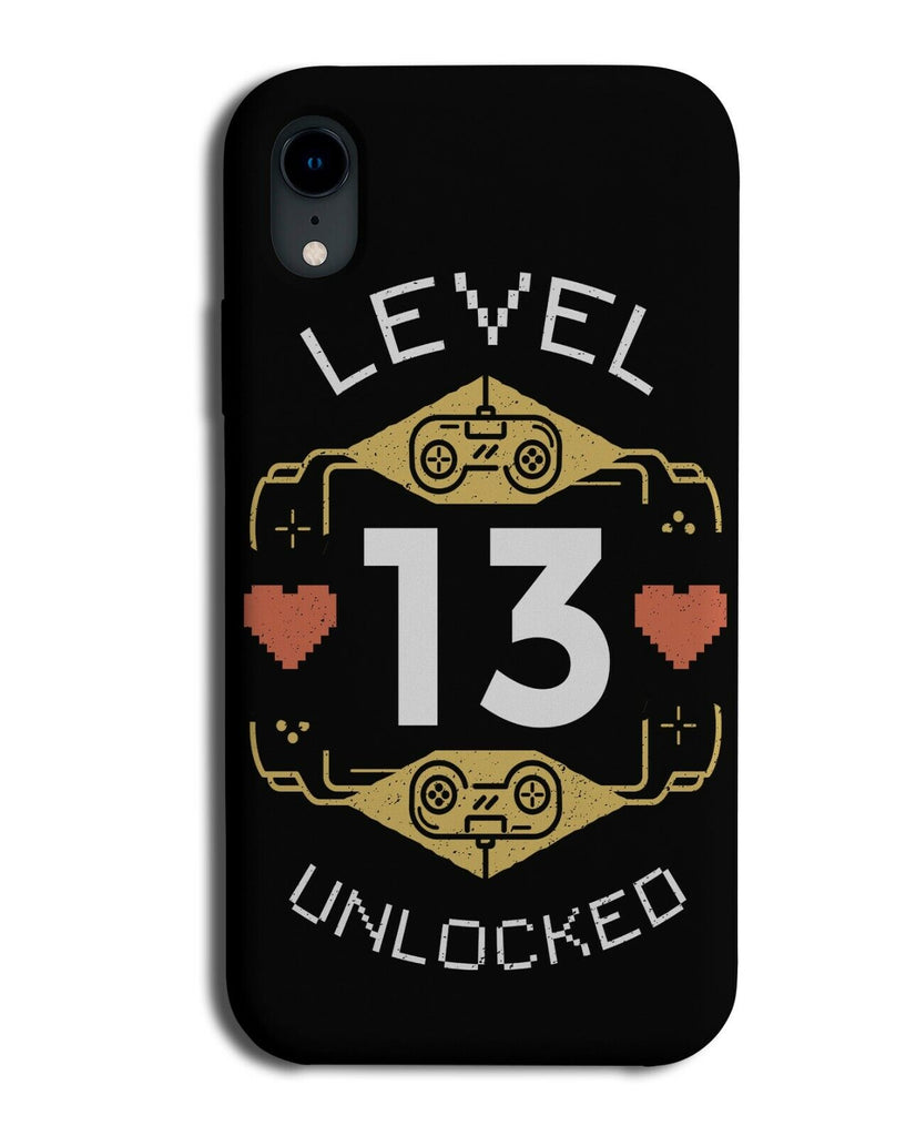 Funny Level 13 Unlocked Phone Case Cover Levels Up Gaming Upgrade Design J435
