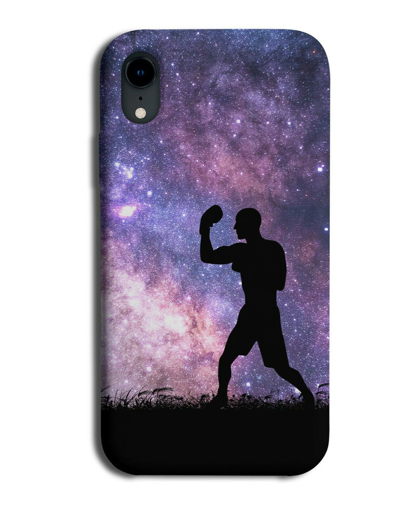 Boxing Phone Case Cover Boxer Gloves Fighter Gift Space Stars Night Sky i712