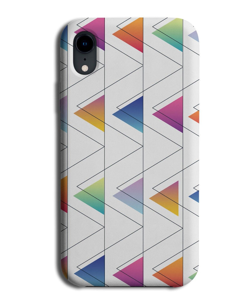Abstract Triangles Phone Case Cover Triangle Triangular Design Shape Shapes N007