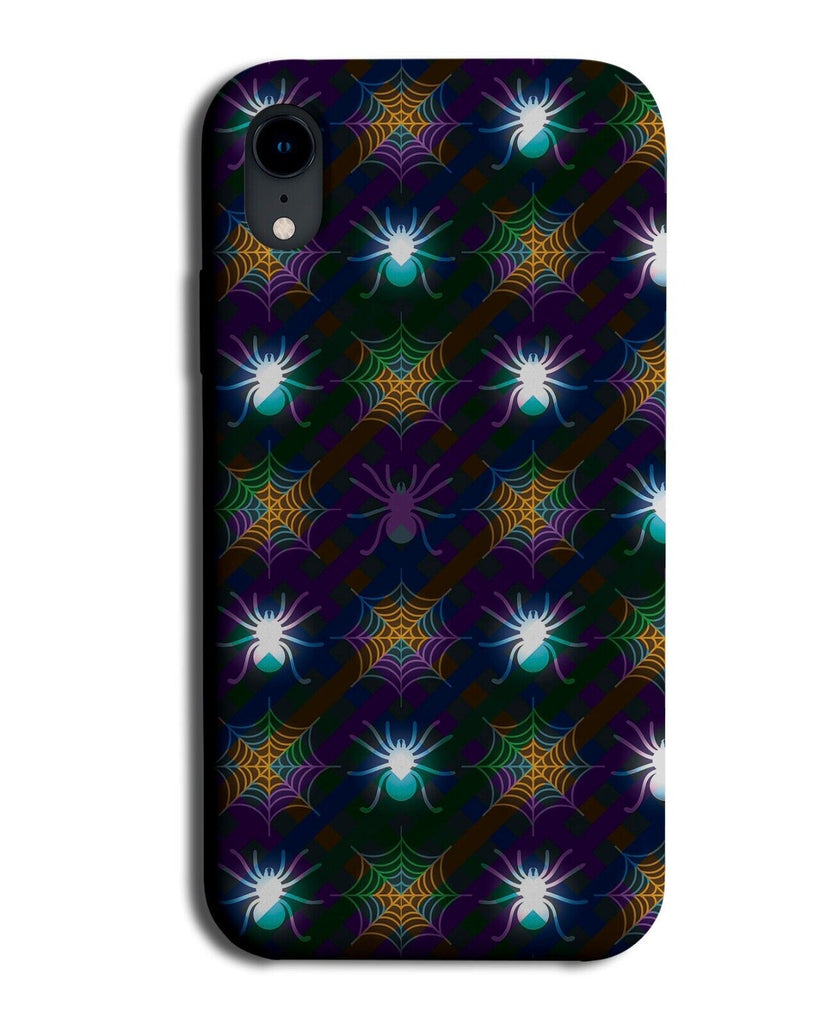 Spider Symbol Light Printed Phone Case Cover Spiders Shapes Fun Halloween BL01