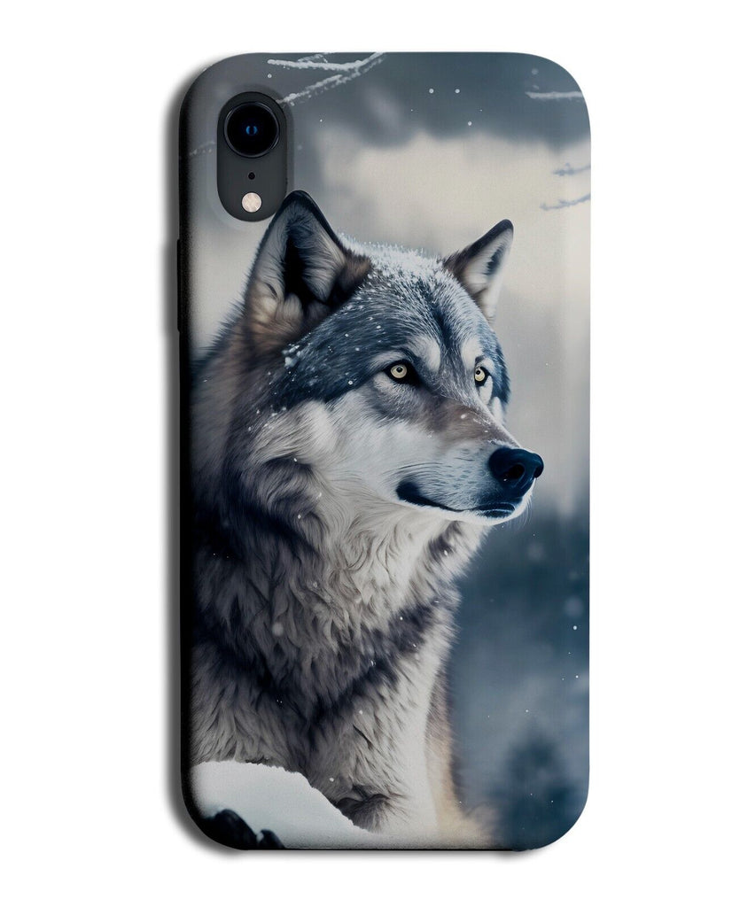 Hunting Wolf Phone Case Cover Grey Snow Artic Arctic Wolves Wolf's Photo CW58