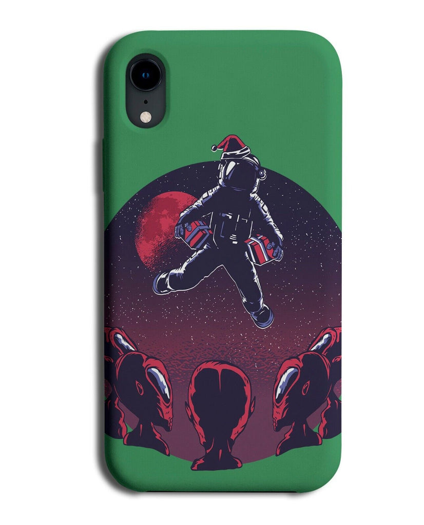 Floating Christmas Santa In Space Delivering Presents Phone Case Cover i972