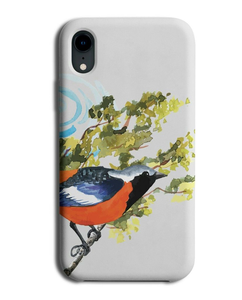 Watercolour Oil Painting Sparrow Bird Phone Case Cover Birds Design E418