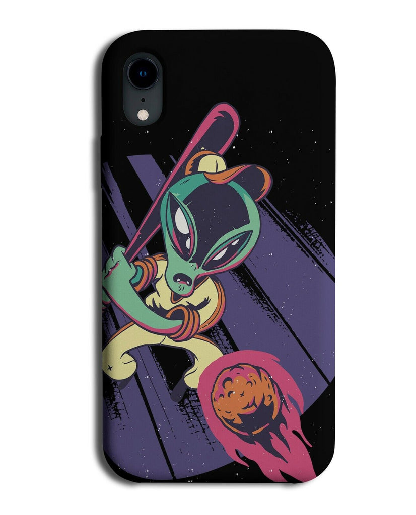 Outer Space Baseball Phone Case Cover Alien Baseballs Bat Cartoon Funny i909