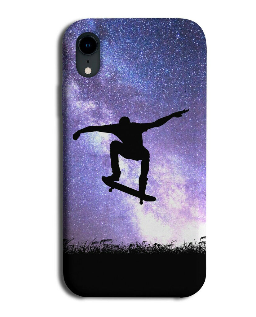Skateboard Phone Case Cover Skateboarder Skate Board Galaxy Moon Universe i747