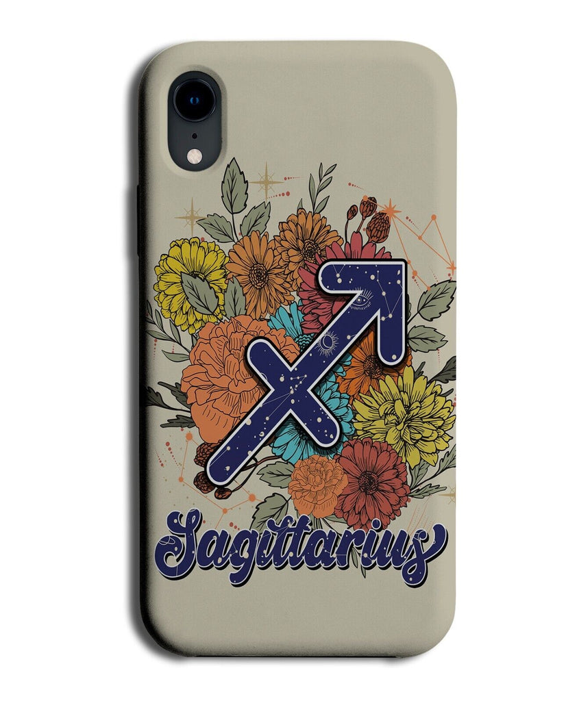 Sagittarius Star Sign Phone Case Cover Signs Zodiac Symbol Logo Design AB19