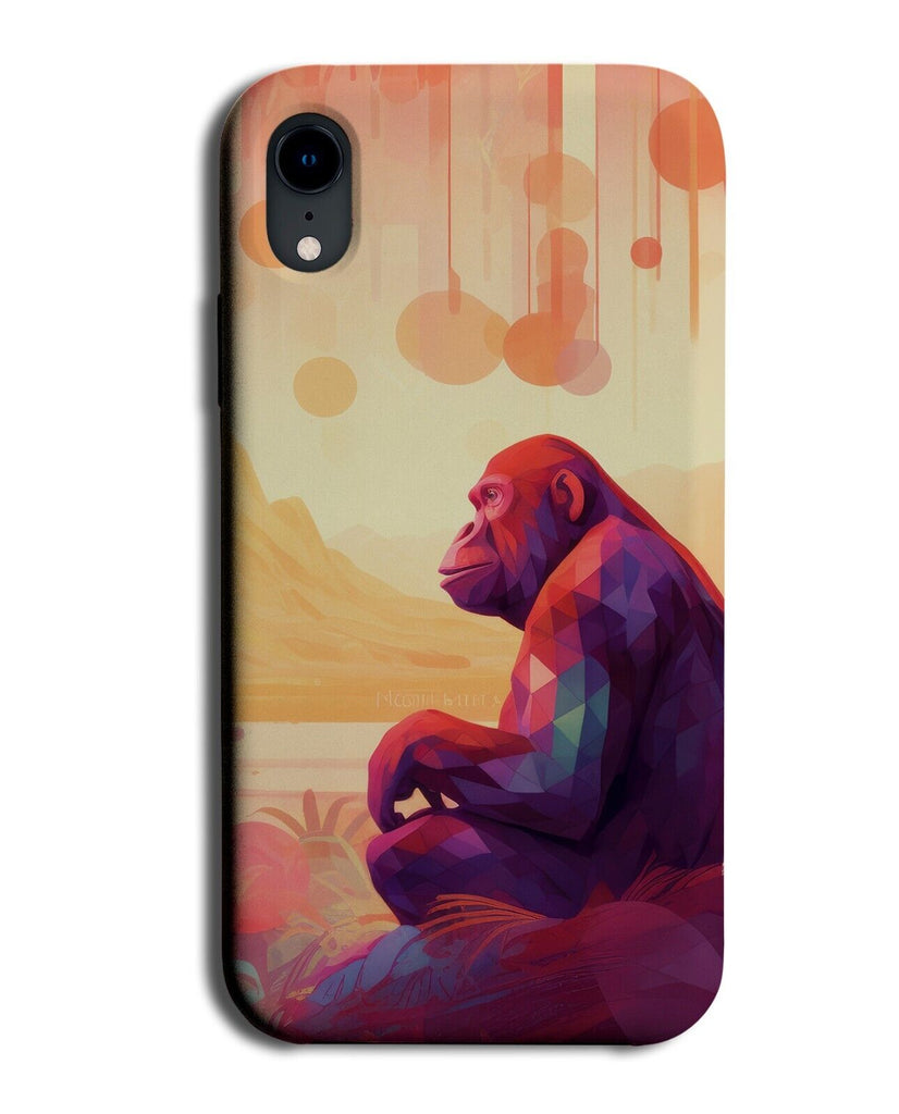 Geometric Orangutangs Phone Case Cover Orangutang Body Animal Jungle Wild DD59