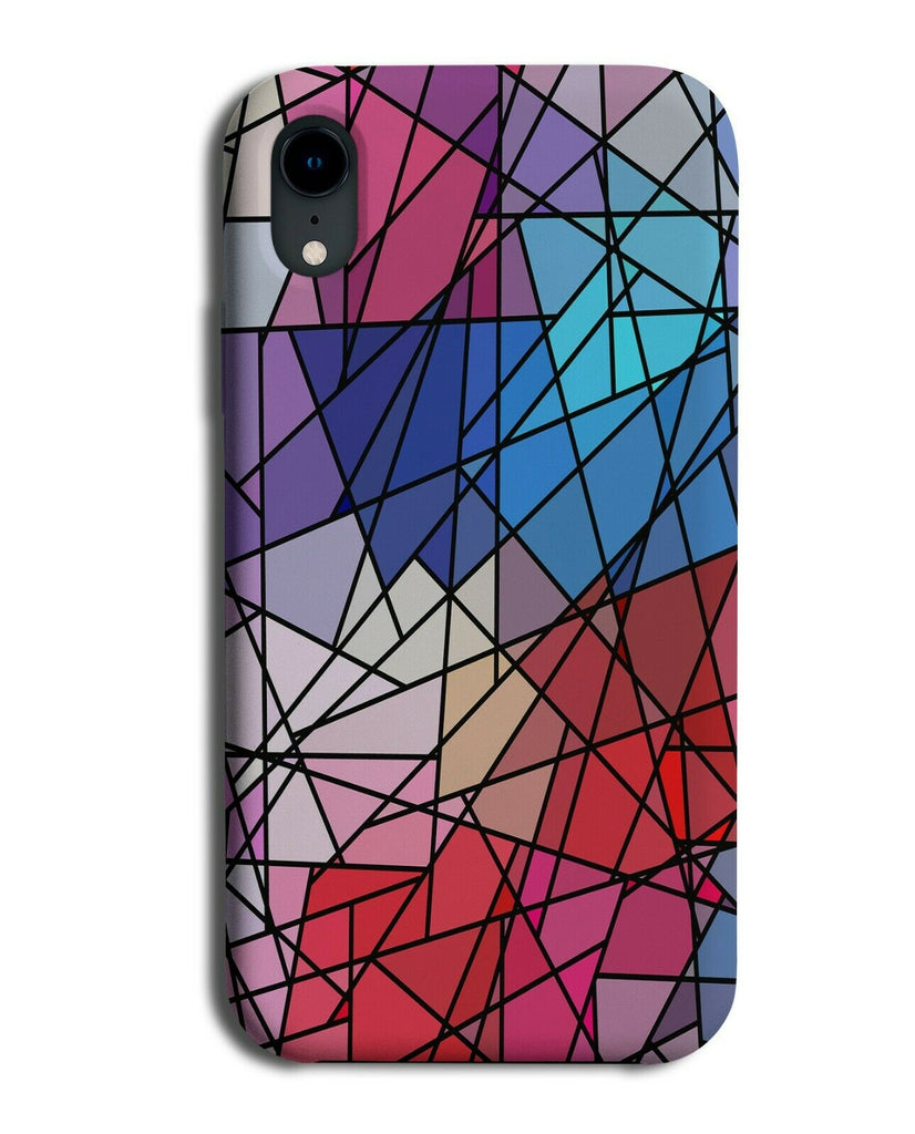 Vintage Colourful Geometric Mosaic Theme Print Phone Case Cover Themed L018