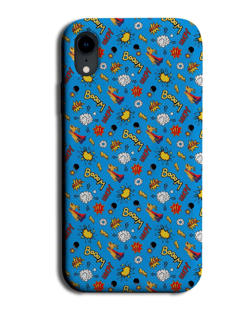 Boys Comic Book Phone Case Cover Pattern Design Retro Phrases Words Strip Q878