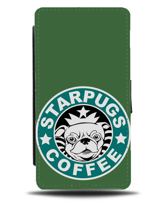 Starpugs Coffee Flip Wallet Case Funny Gift Present Design Pattern Lover E698