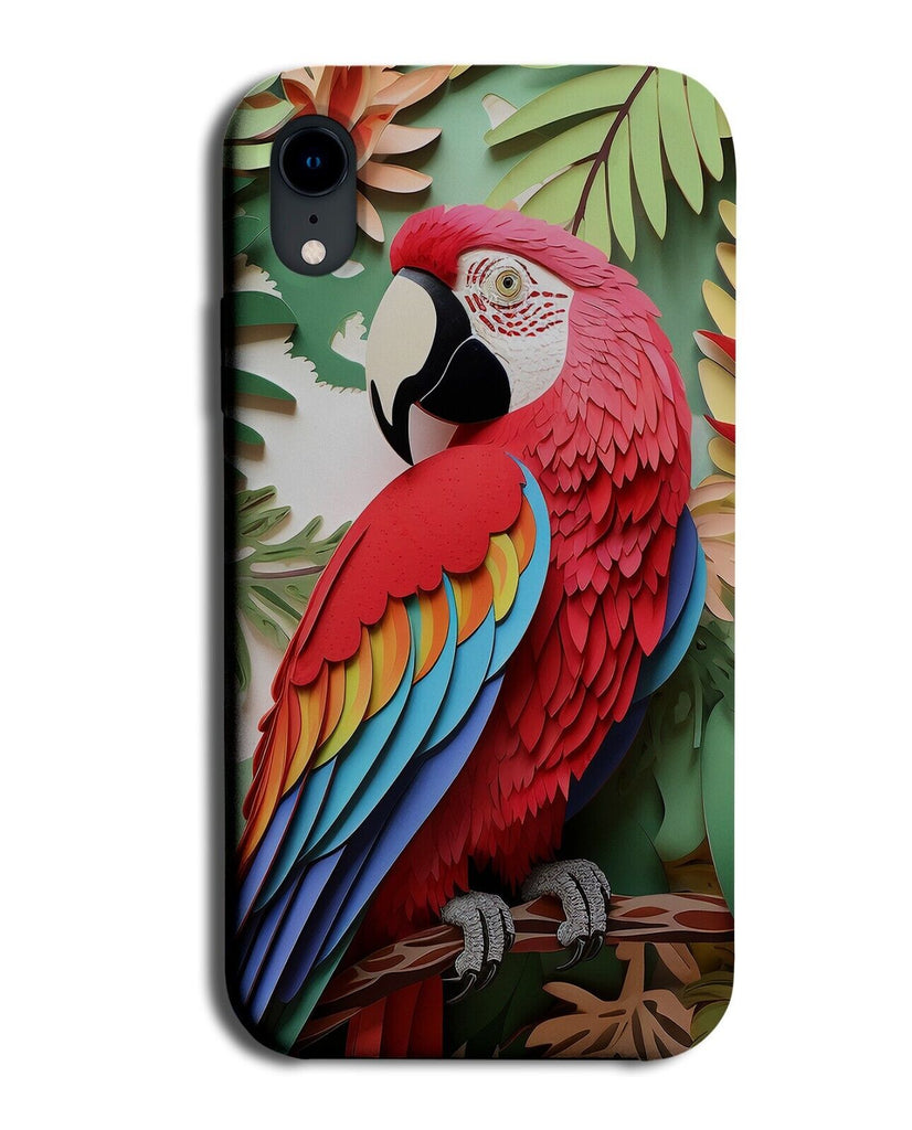 Colourful Parrot Macaw Phone Case Cover Bird Birds Parrots Retro Artistic DH39