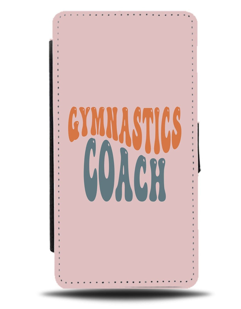 Gymnastics Coach Flip Wallet Case Trainer Gymnast Training Girl Girls Teach DA58