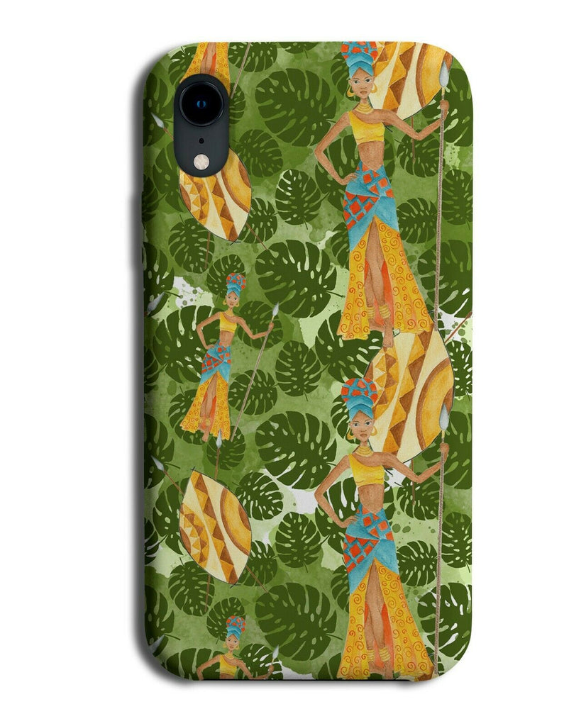 African Jungle Phone Case Cover Africa Style Print Pattern Design Photo E720