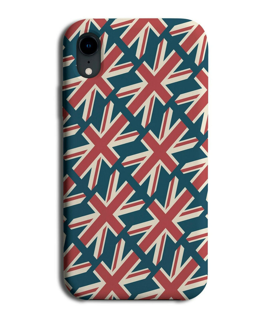 Multiple British Flags Design Phone Case Cover Photo Union Jack Flag Print F092