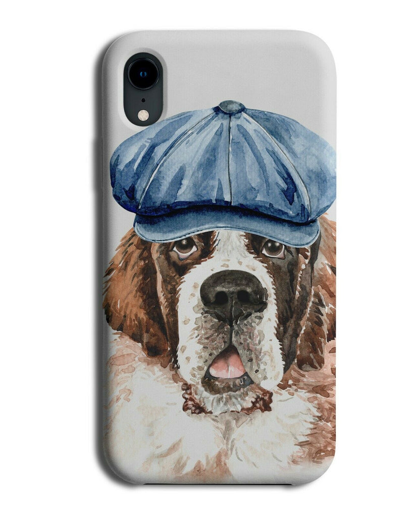 St Bernard Phone Case Cover Dog Dogs Cockney Hat Funny Flat Cap Saint K623