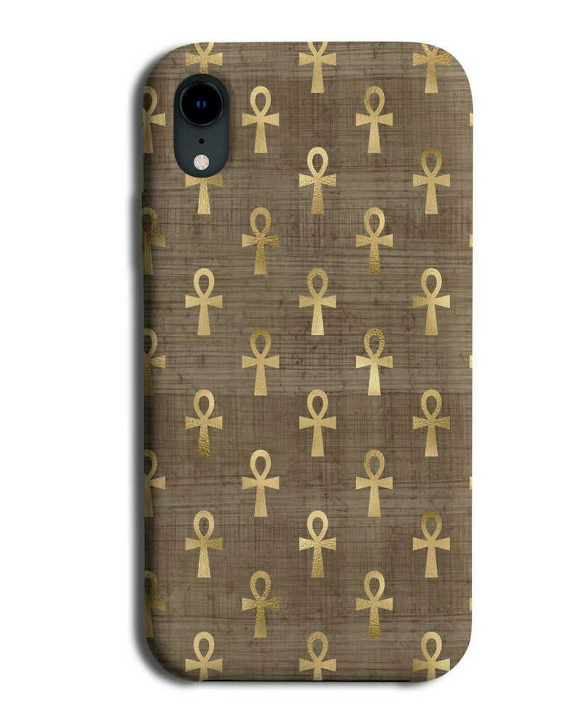 Light Brown and Gold Pattern Phone Case Cover Patterned Egypt Egyptian F471