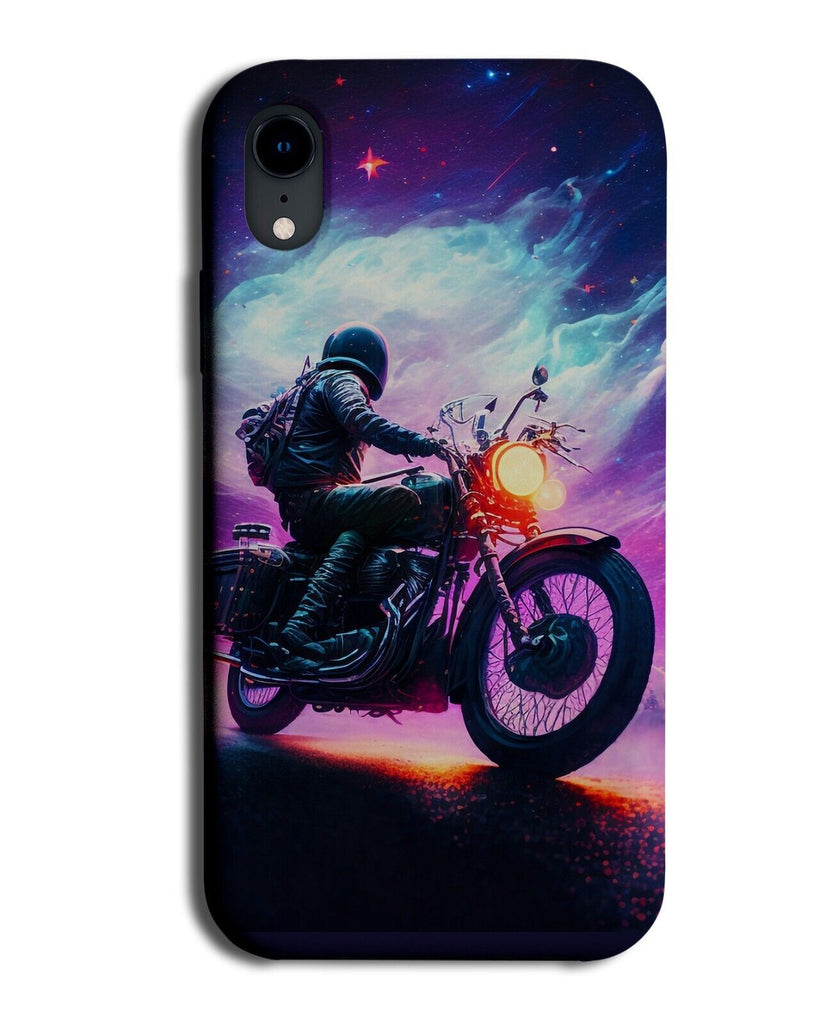 Artistic Fun Motorbike Style Phone Case Cover Colourful Cool Fun In Space CH81
