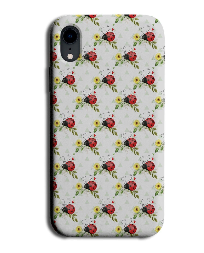 Ladybird Pattern Phone Case Cover Ladybirds Lady Bird Birds Red and Black BH47