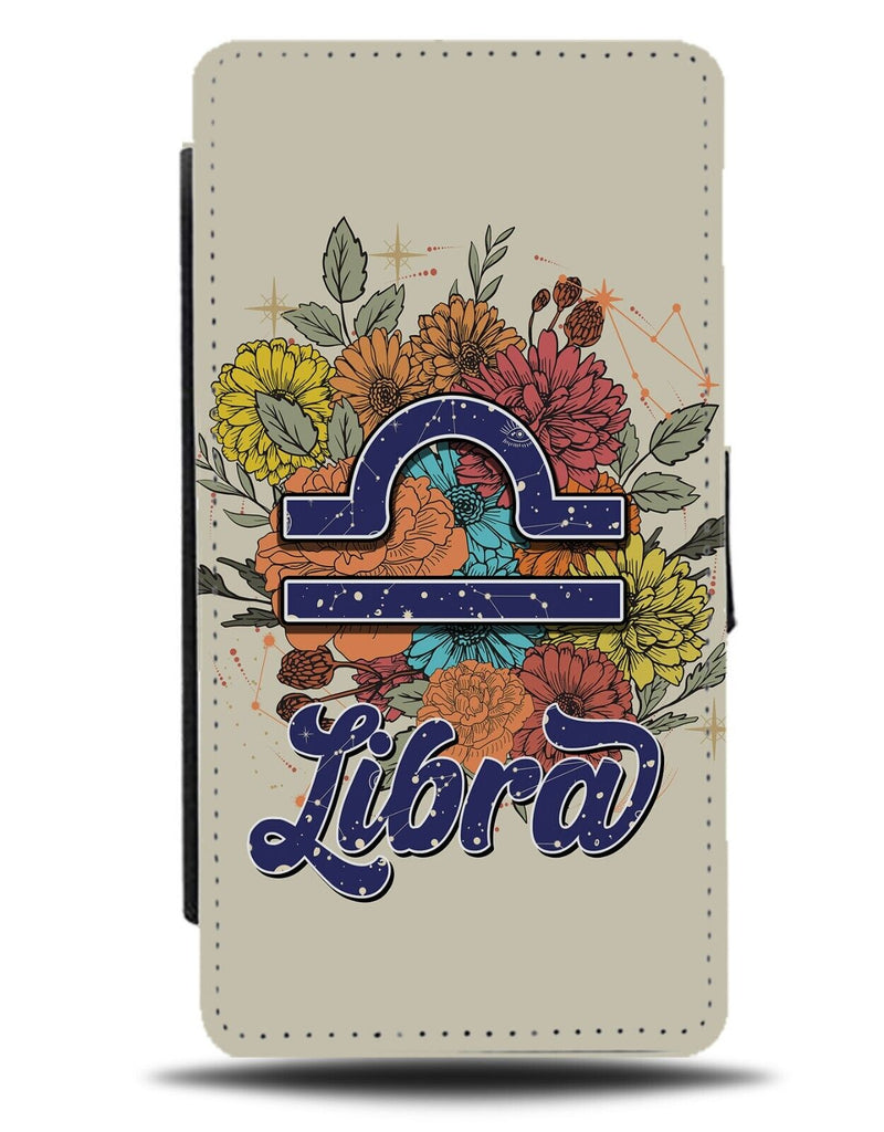 Libra Star Sign Flip Wallet Case Signs Zodiac Symbol Logo Libras Libro AB29