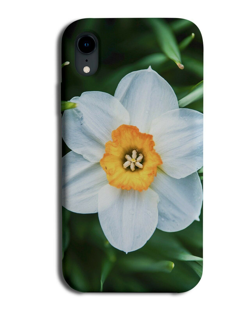 White Daffodil Phone Case Cover Daffodils Flowers Floral Picture Photograph G672