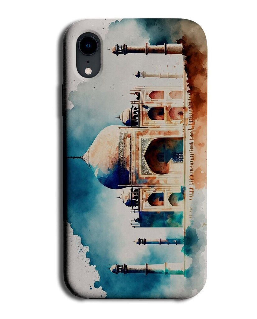 Taj Mahal Painting Phone Case Cover Indian India Building Landmark Art P254H