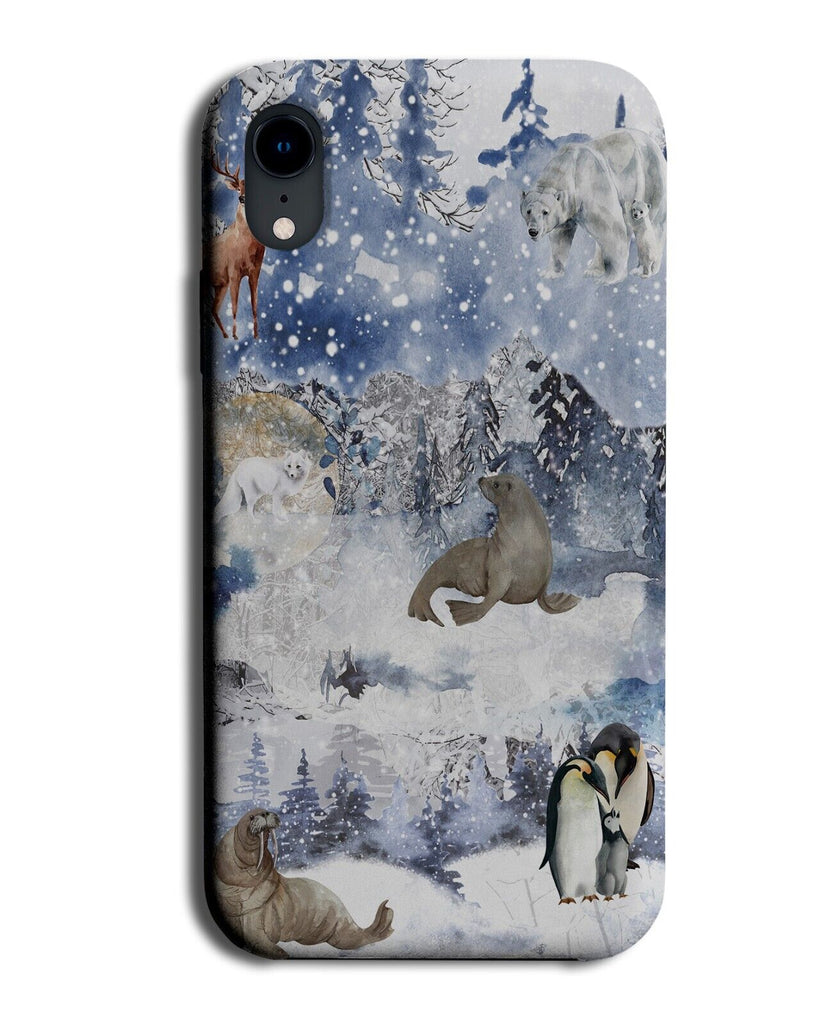 Antarctic Cartoon Animals Phone Case Cover Animal Antartica Kids Childs DH40