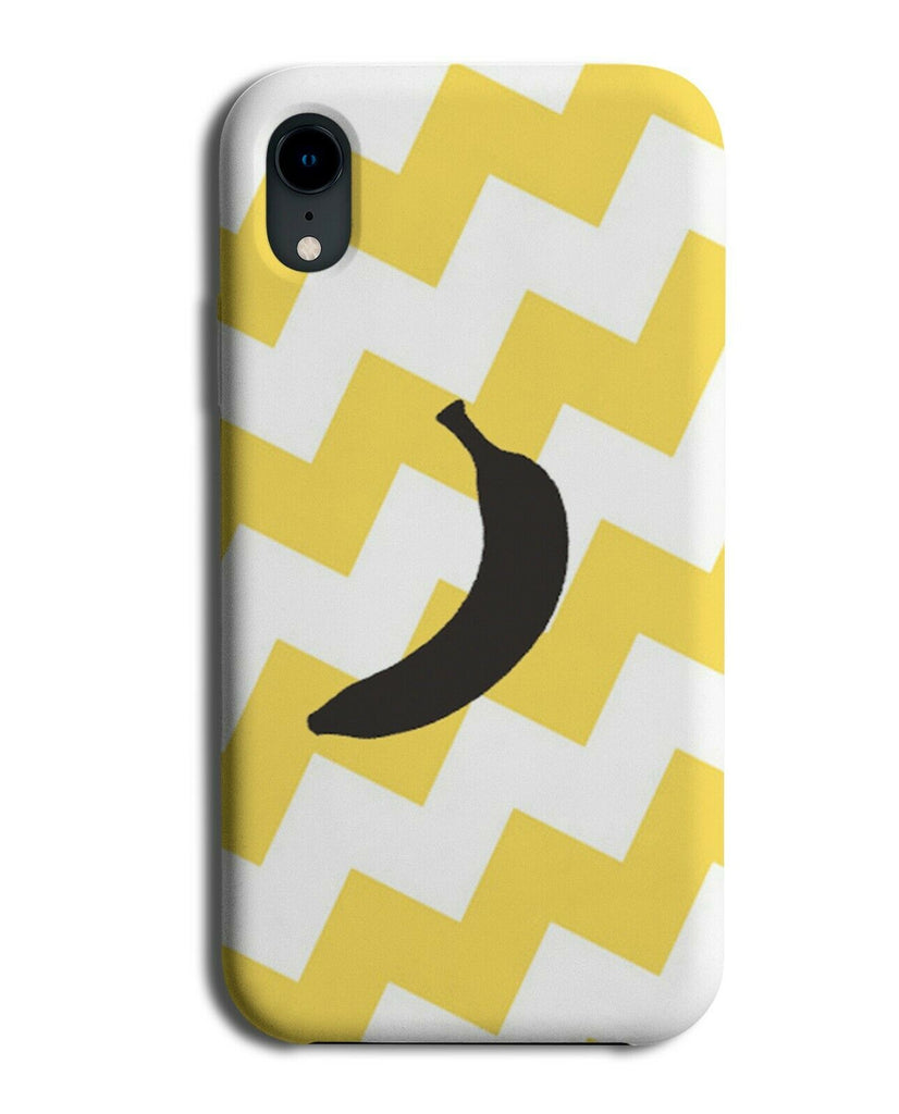 Yellow and White Funny Ninja Banana Phone Case Cover Silhouette Fruit B649