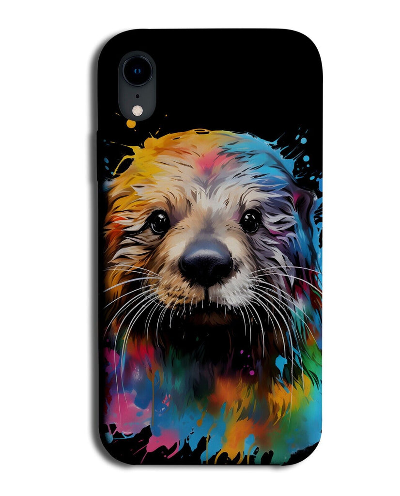 Colourful Pop Art Sea Otter Phone Case Cover Otters Oter Novelty Face Fun DF66
