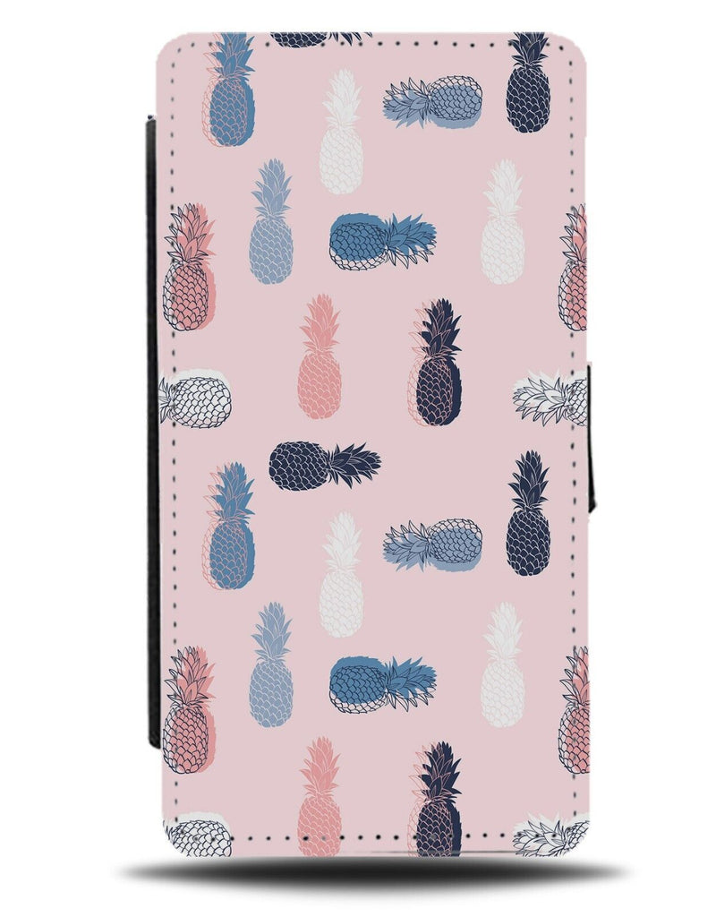 Pineapples Flip Wallet Case Pineapple Pastel Colours Shapes Fruit Fruits AY70
