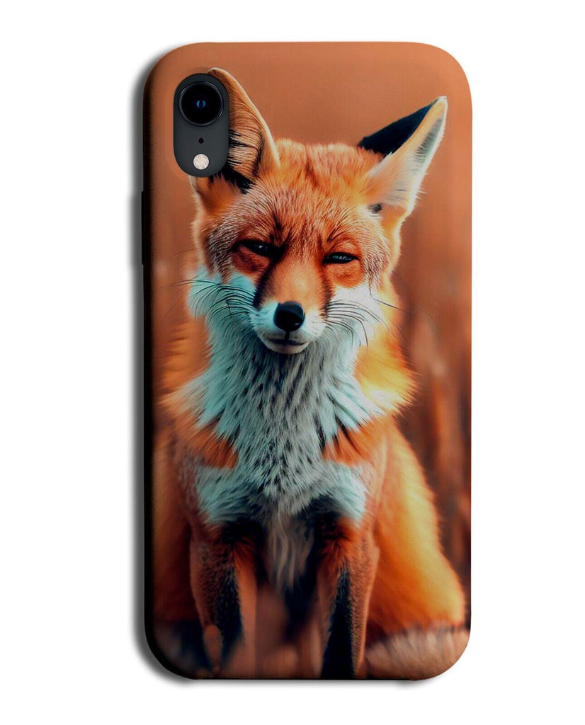 Fox Phone Case Cover Red Urban Street Foxes Sitting Animal Wild English DA29