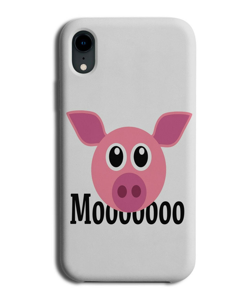 Cartoon Pig Phone Case Cover Pigs Funny Kids Face Head Pink Farm Animal A342
