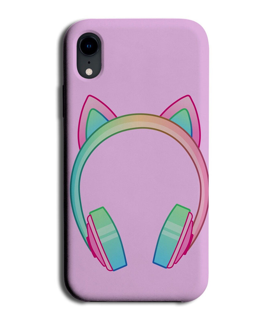 Girl Gamer Headphones Phone Case Cover Gaming Girls Cat Ear Cats Ears Pink AZ27