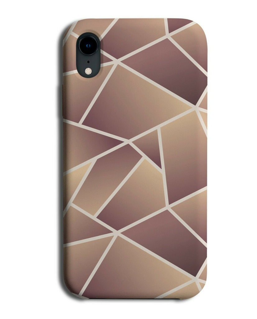 Rose Gold Shades Geometric Shapes Phone Case Cover Mosaic Tiling Abstract H409
