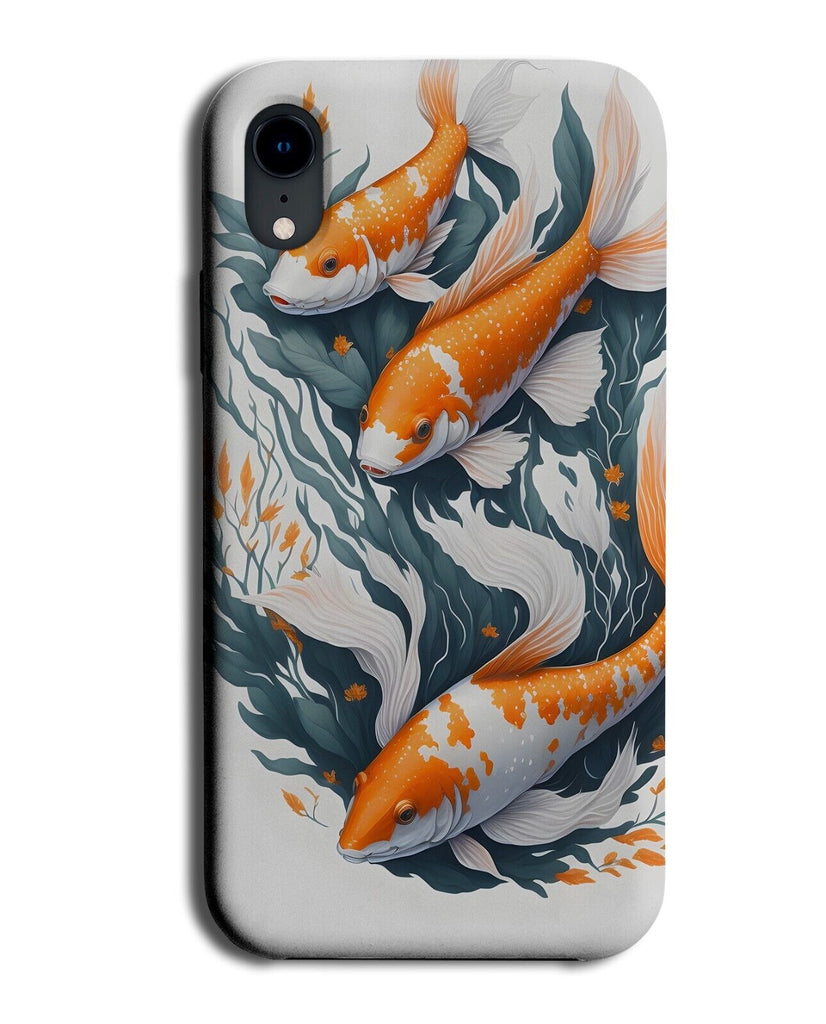 Orange Goldfish Koi Fish Phone Case Cover Gold Kois Carp Anime Japan Style BG73