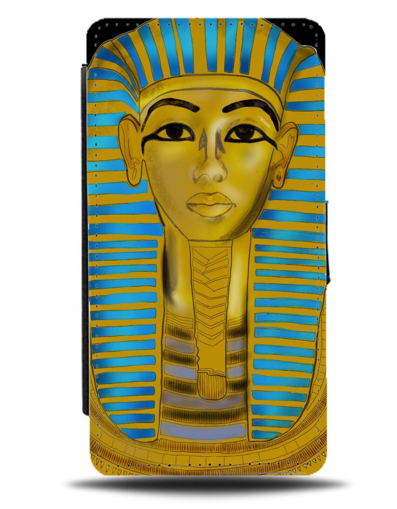 Tutankhamun Pharaoh Flip Wallet Case Pharaohs Egyptian Egypt Mummy Tomb AM42