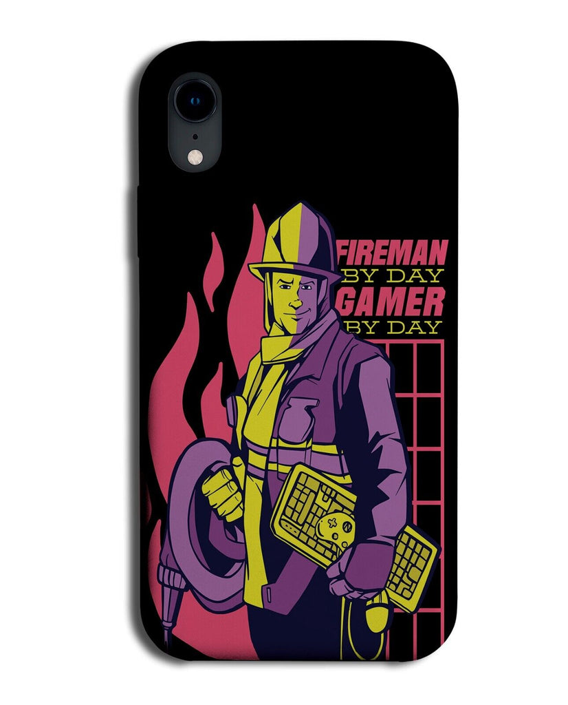 Fireman Gamer Phone Case Cover Video Games Retro Fire Man Firemen Gaming P715