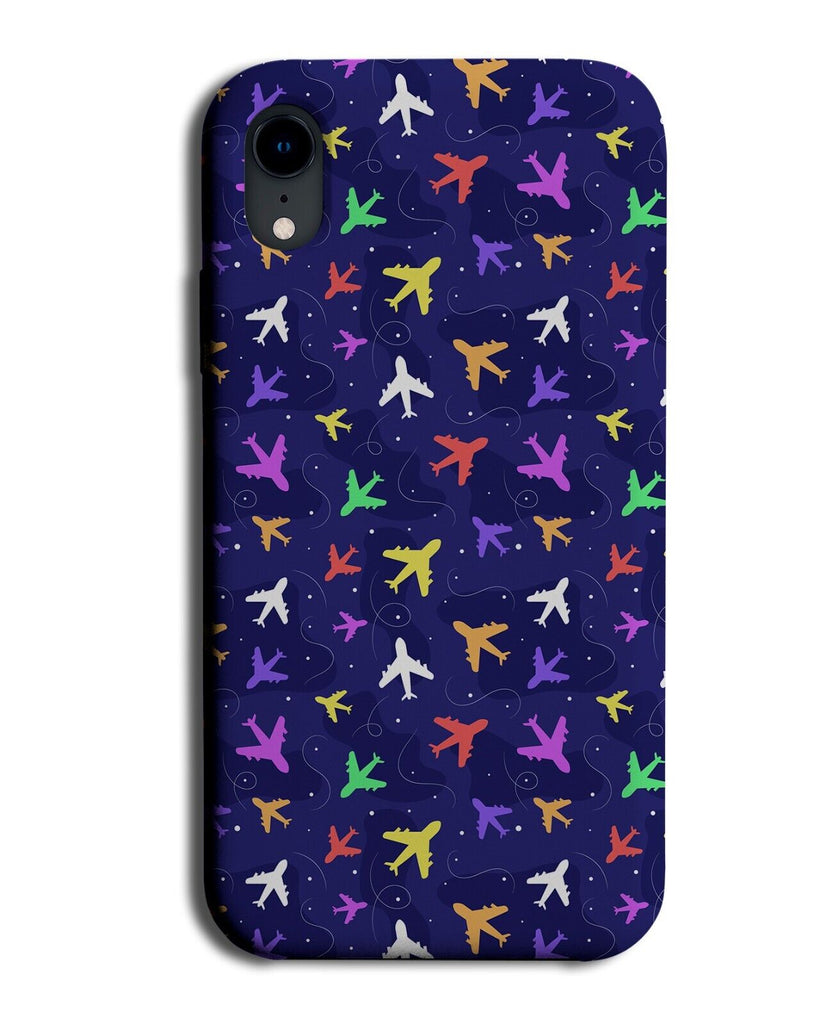 Colourful Airplanes Pattern Phone Case Cover Airplane Air Plane Planes CN18