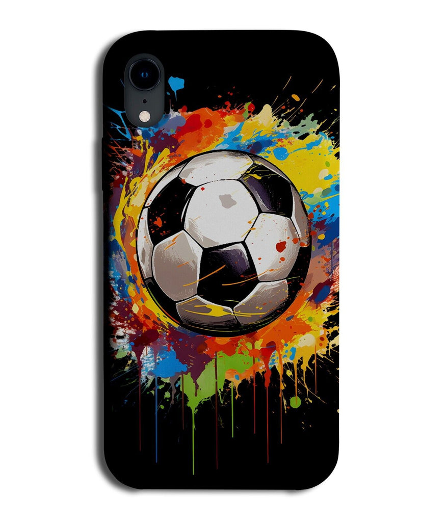 Colorful Football Graffiti Phone Case Cover Footballer Ball Classic Novelty DB72