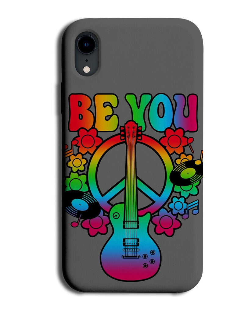 Colourful Peace Symbol Quote Phone Case Cover Sixties Retro Hippy 60s Logo AF11