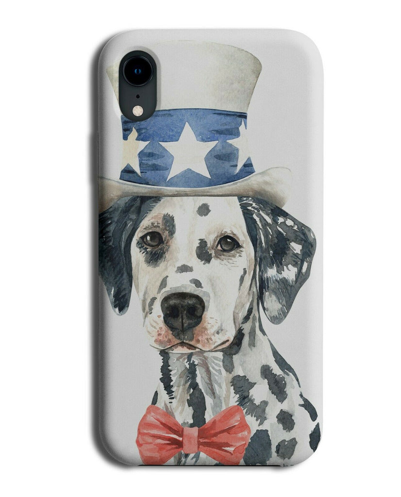 Dalmatian President Phone Case Cover Dog Dalmatians American America Hat K531