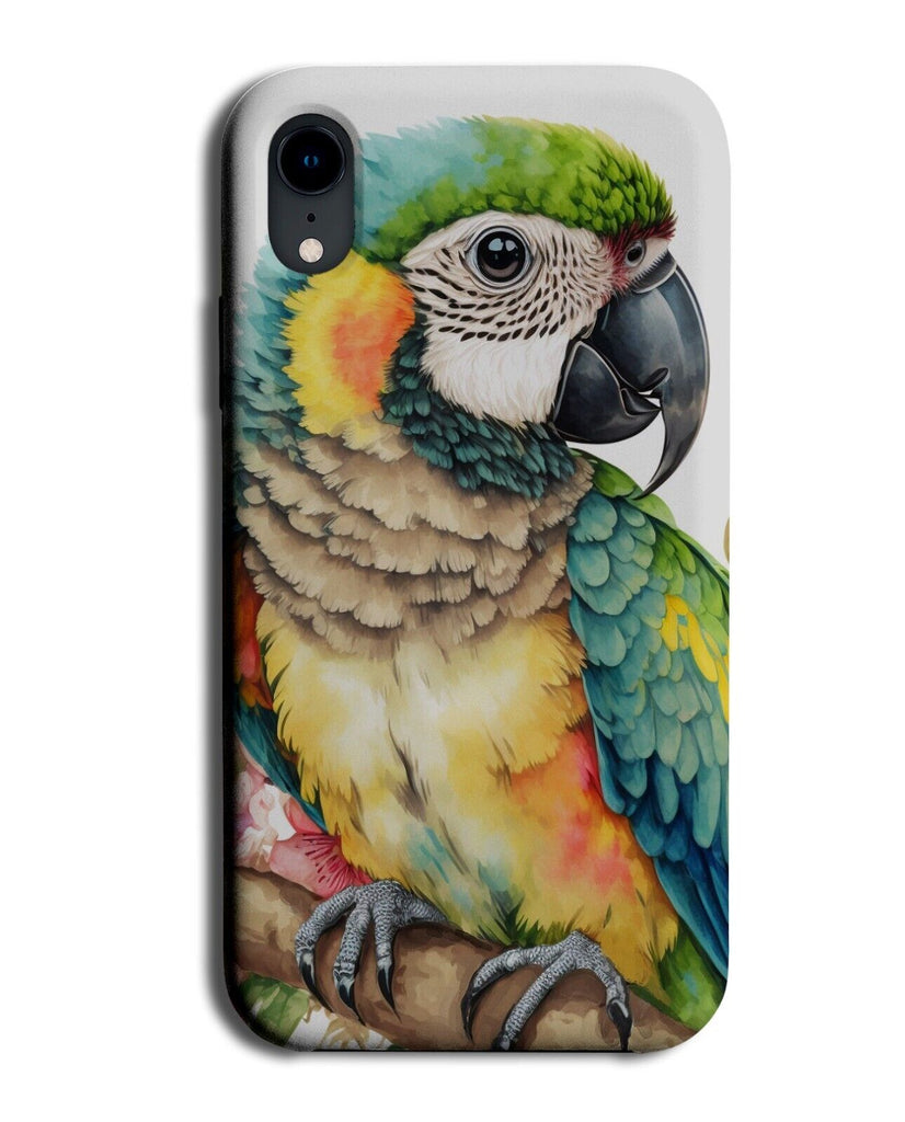 Colourful Macaw Parrot Phone Case Cover Parrots Macaws Watercolour Bird BI22