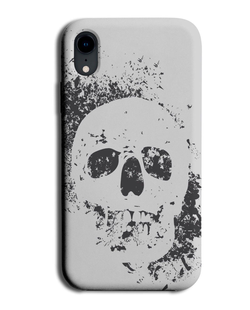 Grunge Skull Phone Case Cover Spray Paint Urban Grunged Dripping Art Skulls N459