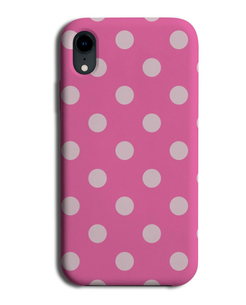 Hot Pink & Baby Pink Polka Dots Phone Case Cover Dots Design Pattern Print i564